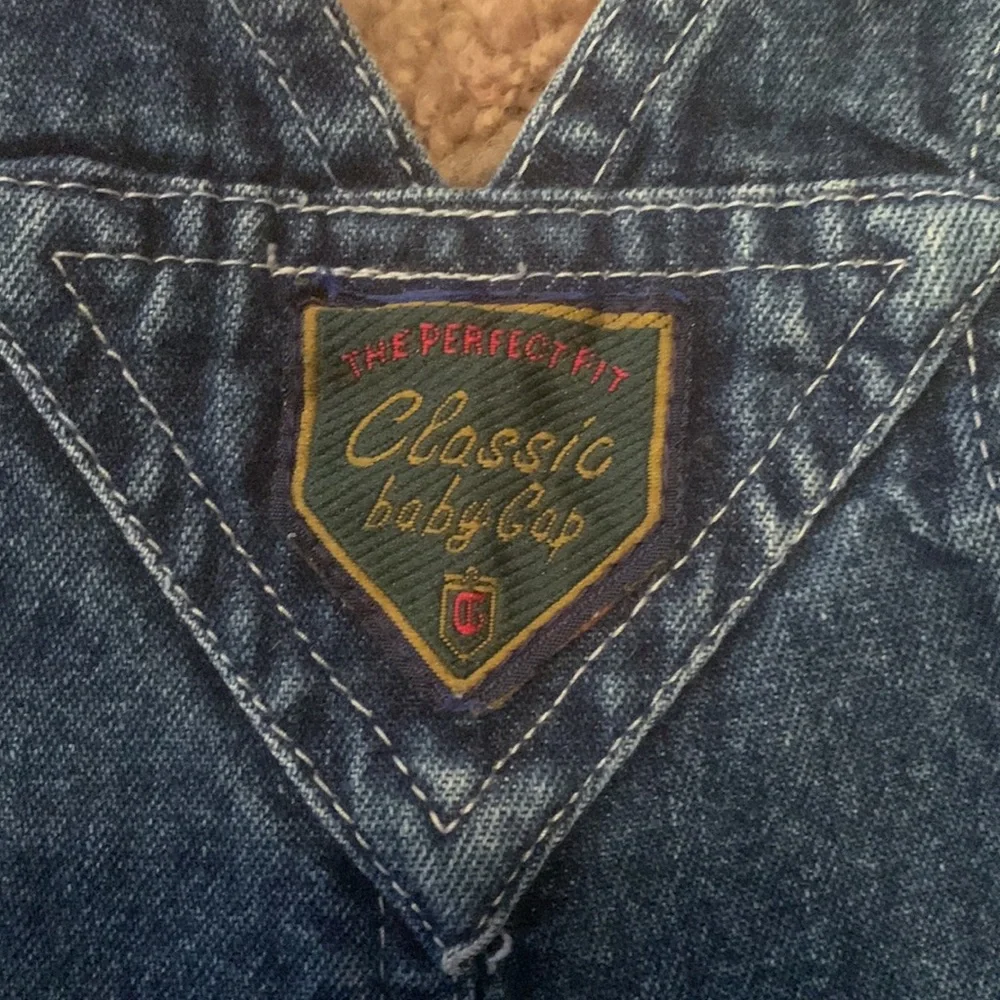 Baby GAP jean short overalls